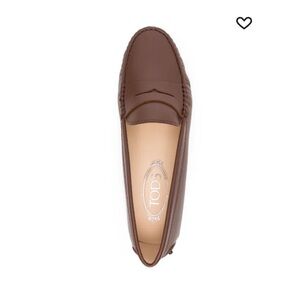 Tod's Women's Dark Brown Leather Loafers